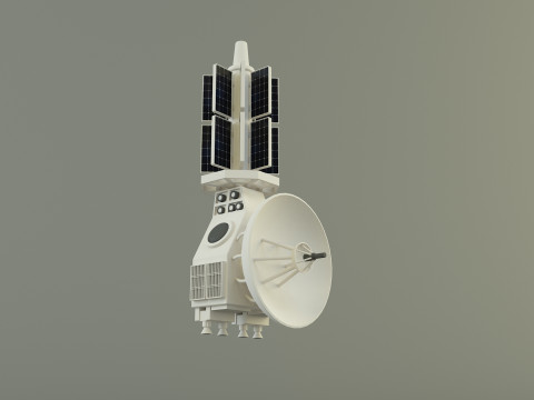 Communication satellite 61 3D 모델