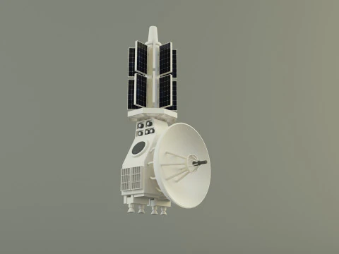 Communication satellite 61 3D Model