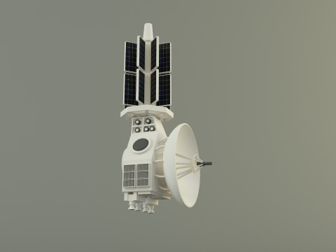 Communication satellite 61 3D 모델