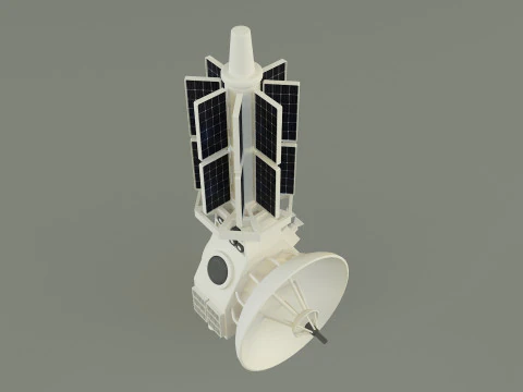 Communication satellite 61 3D Model