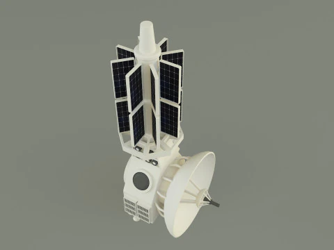 Communication satellite 61 3D Model