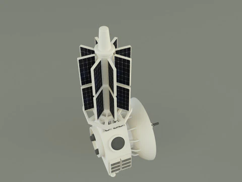Communication satellite 61 3D Model