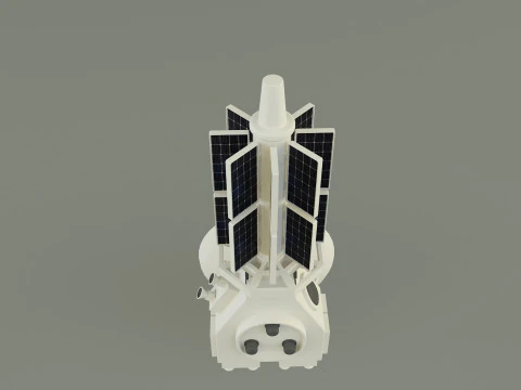 Communication satellite 61 3D Model
