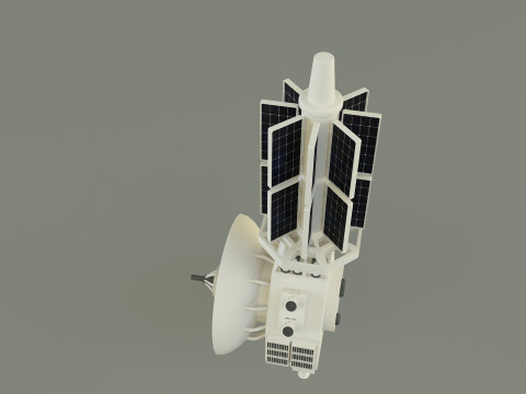 Communication satellite 61 3D 모델