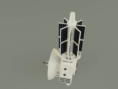 Communication satellite 61 3D Model