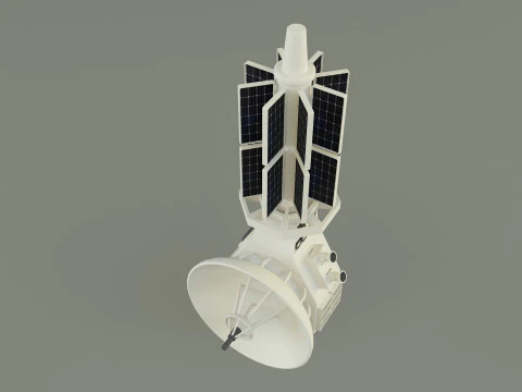 Communication satellite 61 3D Model