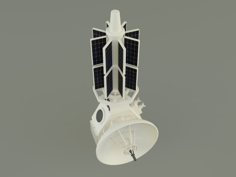 Communication satellite 61 3D 모델