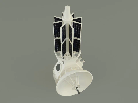 Communication satellite 61 3D Model