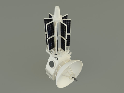 Communication satellite 61 3D 모델