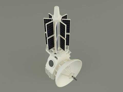 Communication satellite 61 3D Model