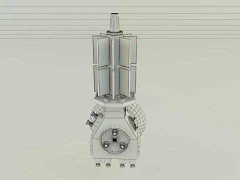 Communication satellite 61 3D Model
