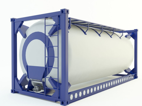 Container tank Modello 3D
