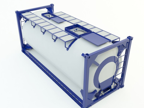 Container tank Model 3D