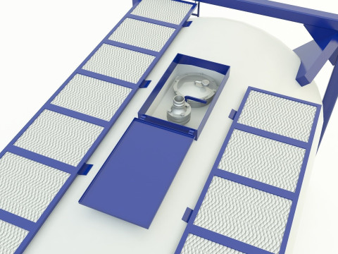 Container tank Model 3D