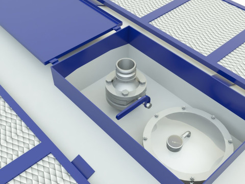 Container tank Model 3D