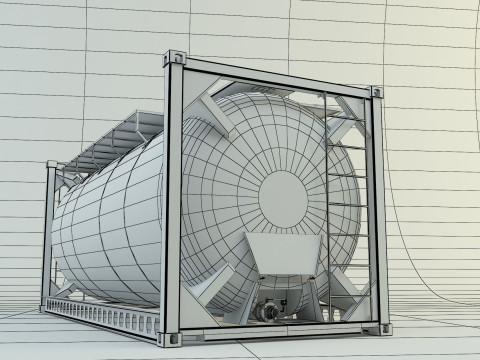 Container tank Model 3D