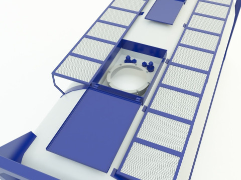 Container tank Model 3D