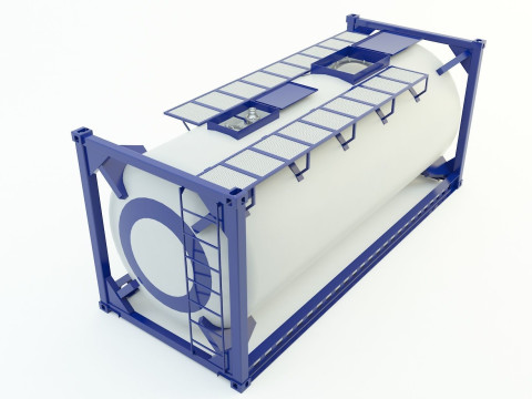 Container tank Model 3D