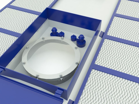 Container tank Model 3D