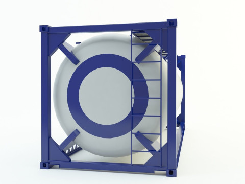 Container tank Model 3D