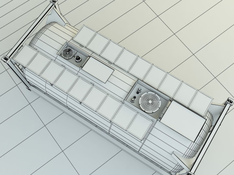 Container tank Model 3D