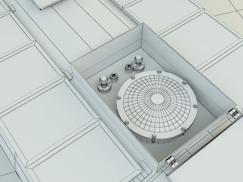 Container tank Model 3D