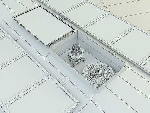 Container tank Model 3D