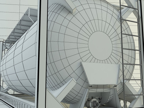 Container tank Model 3D