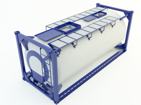 Container tank Model 3D