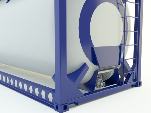 Container tank Model 3D
