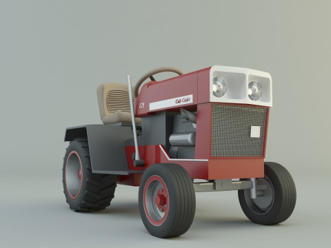Cub Cadet 128 tractor 3D मॉडल