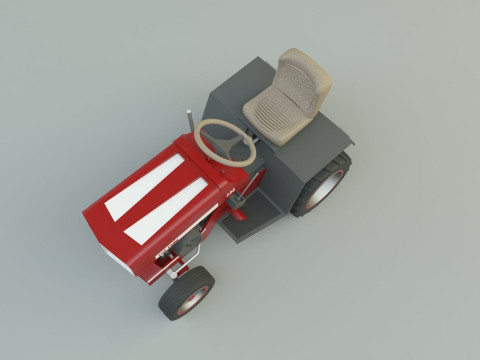 Cub Cadet 128 tractor 3D Model