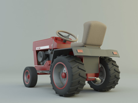 Cub Cadet 128 tractor 3D Model