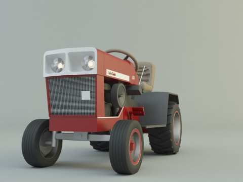 Cub Cadet 128 tractor 3D Model