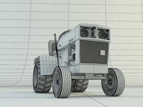 Cub Cadet 128 tractor 3D Model