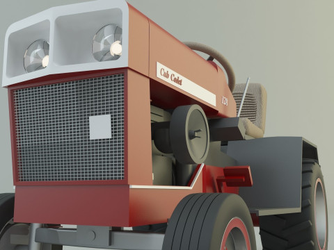 Cub Cadet 128 tractor 3D Model