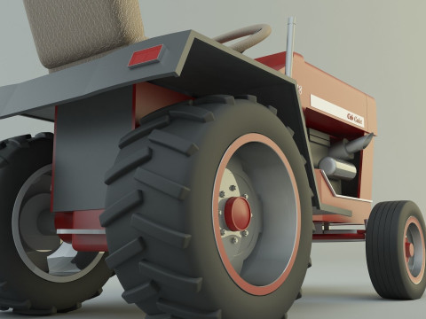 Cub Cadet 128 tractor 3D Model