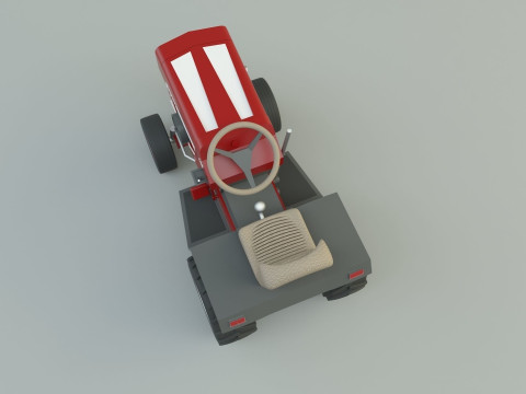 Cub Cadet 128 tractor 3D Model