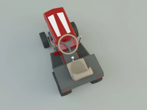 Cub Cadet 128 tractor 3D Model