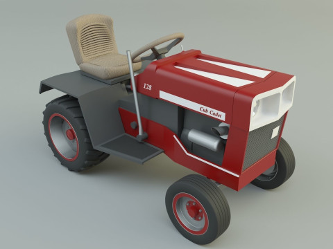Cub Cadet 128 tractor 3D Model
