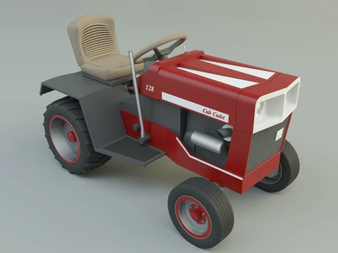 Cub Cadet 128 tractor 3D Model