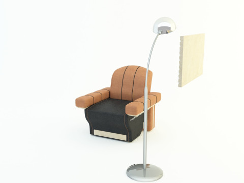 Design sofa lamp Modello 3D