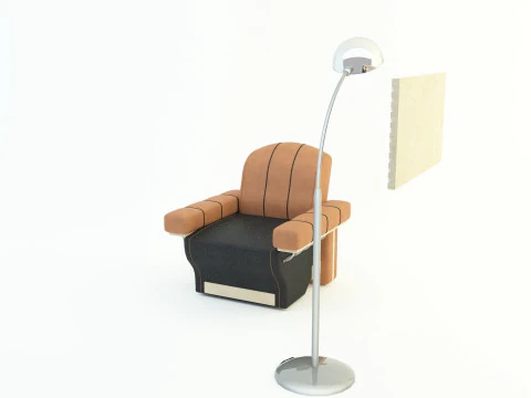 Design sofa lamp 3D Model