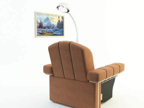 Design sofa lamp Modello 3D