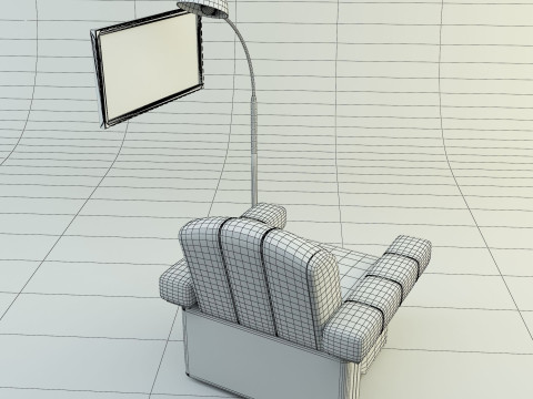 Design sofa lamp Modello 3D