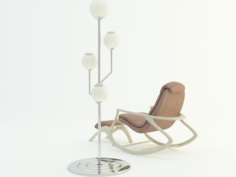 Design sofa lamp 3D 模型
