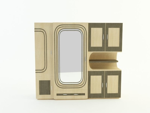 Dress cabinet 3D Modell