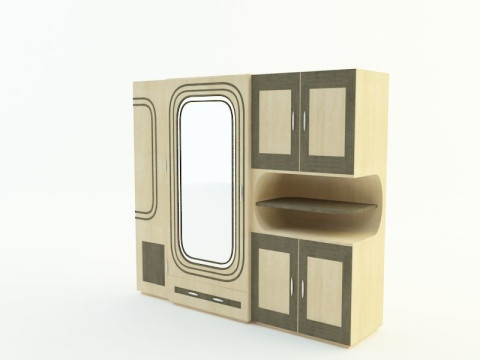 Dress cabinet 3D Modell