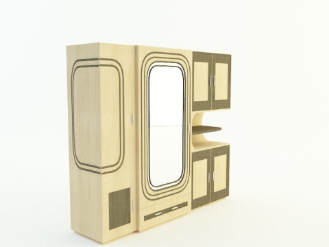 Dress cabinet 3D Modell