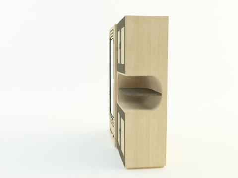Dress cabinet 3D Modell